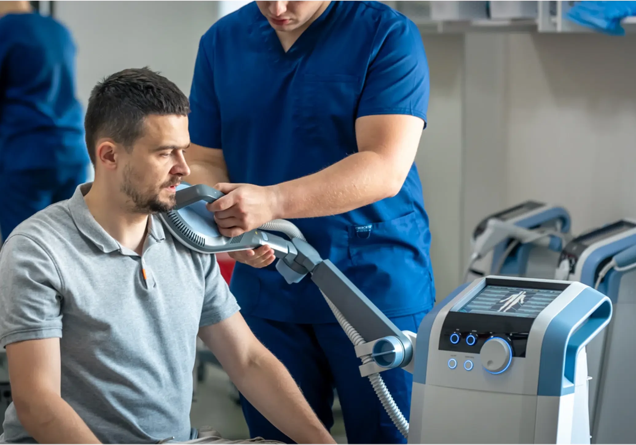 image shockwave therapy background